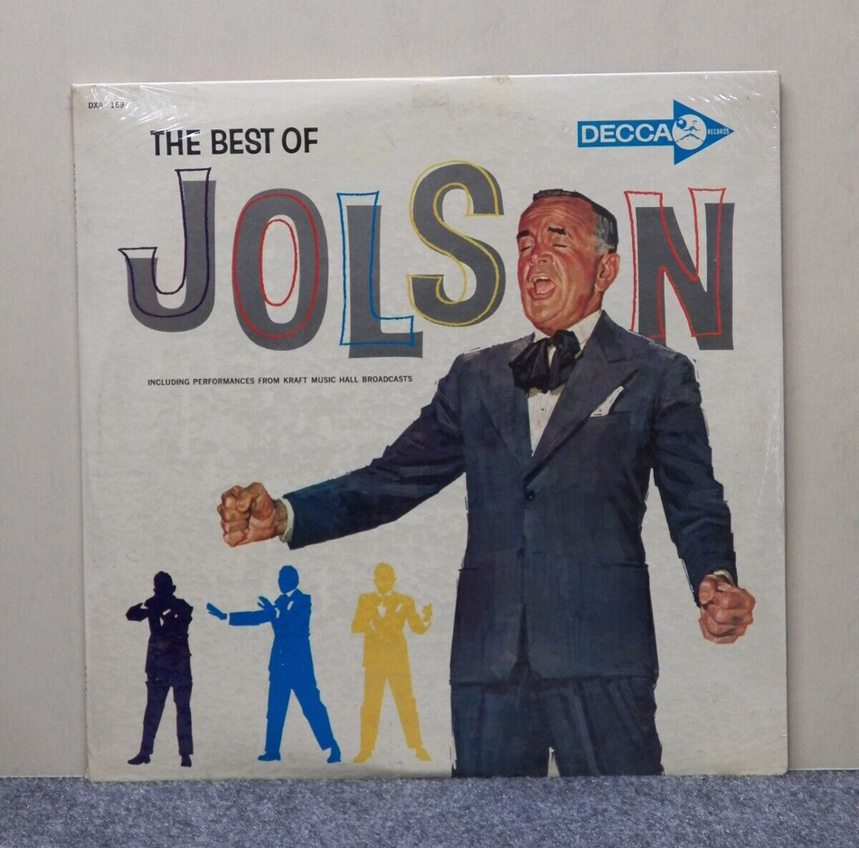 Sealed 12" 2xLP Al Jolson The Best Of Al Jolson 1962 Decca Mono DXA 169