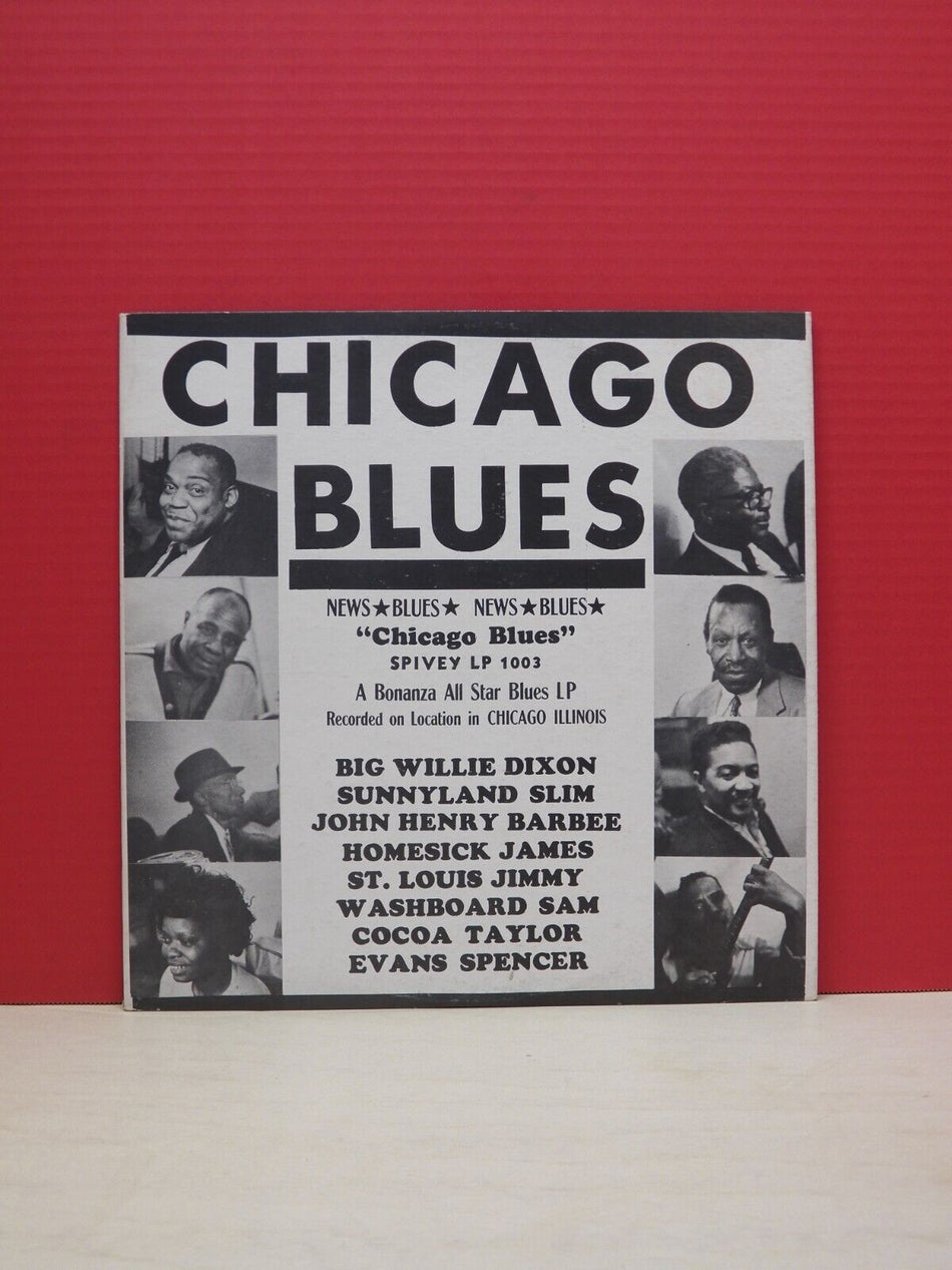 12" LP EX Various Artists Chicago Blues 1964 Spivey Mono LP 1003