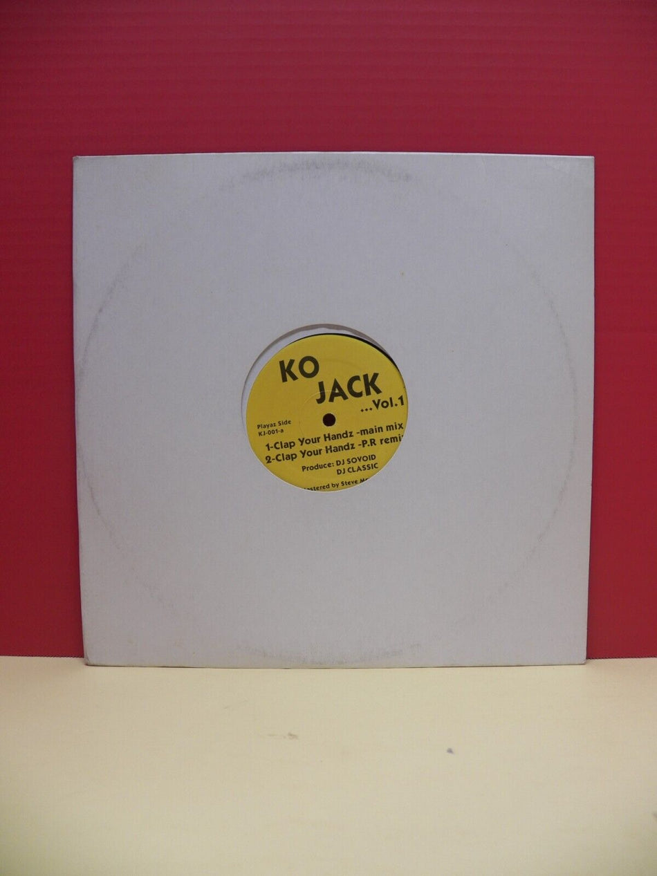 12" Single VG++/EX DJ Sovoid & DJ Classic Ko Jack...Vol. 1 KJ-001