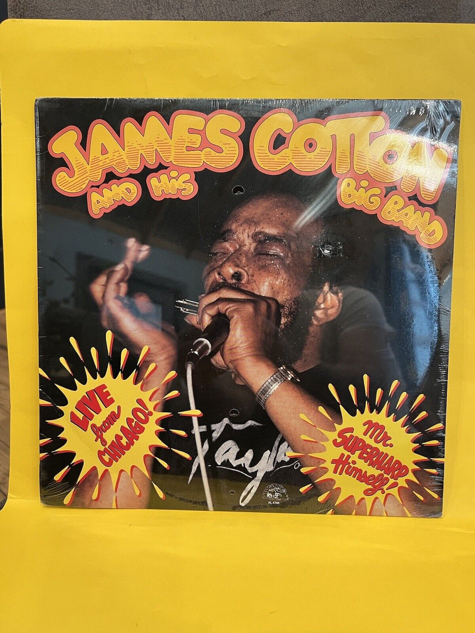 Rare Sealed Vinyl Record LP James Cotton Live From Chicago 1986 Al4746