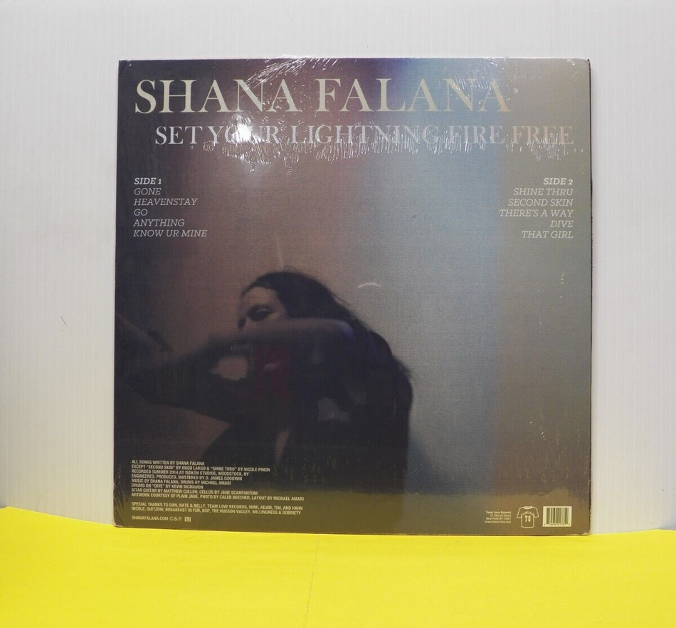 Sealed 12" LP Shana Falana Set Your Lightning Fire Free 2015 Team Love TL-78