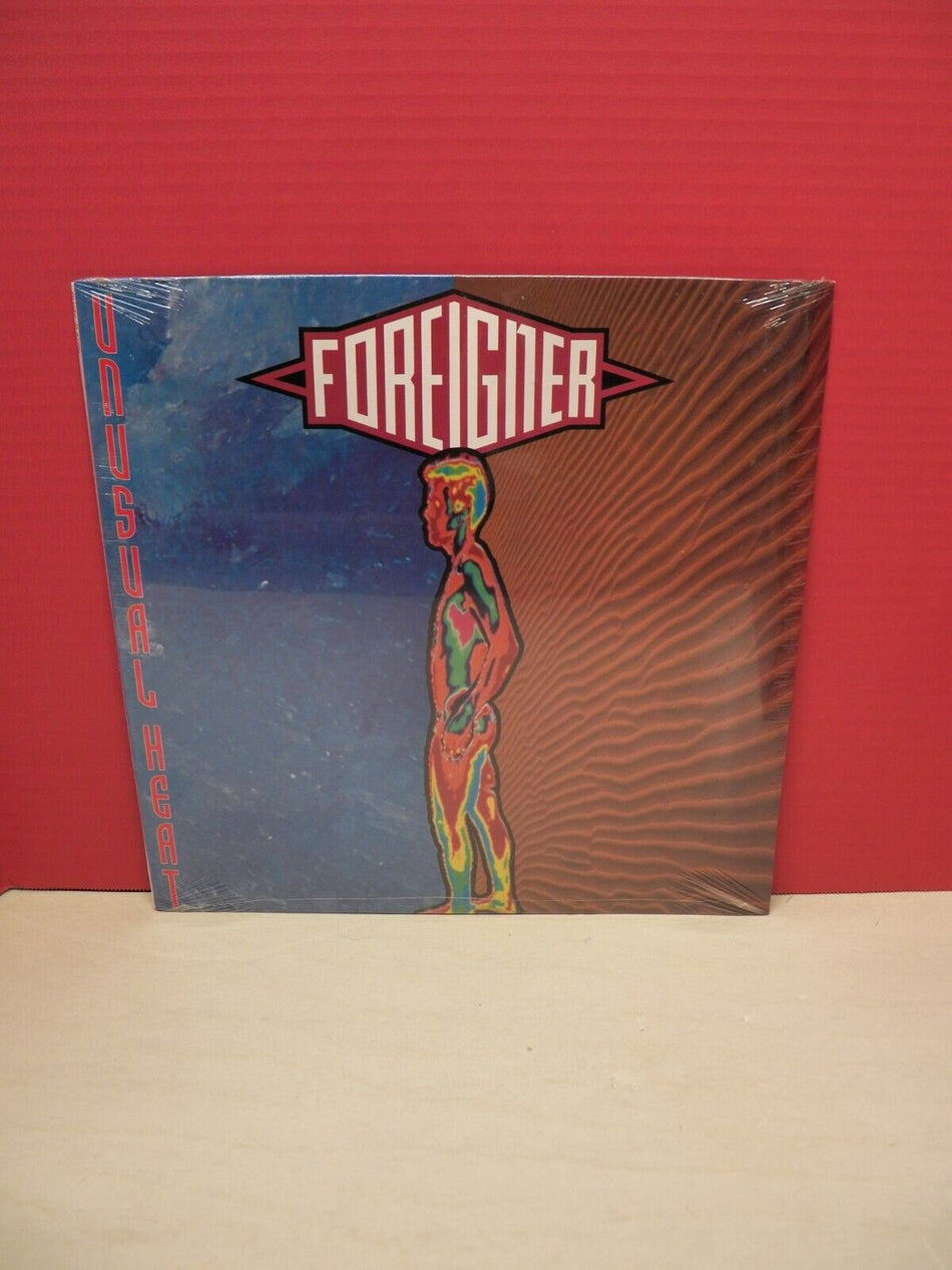 Sealed 12" LP Foreigner Unusual Heat 1991 Atlantic Record Club Edition A1-82299