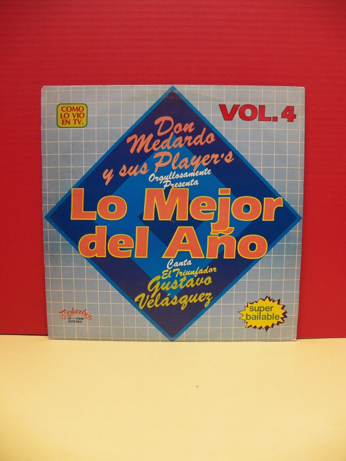 12" LP VG+ Don Medardo Y Sus Players Lo Mejor Del Ano Vol. 4 1985 Ecuador Import