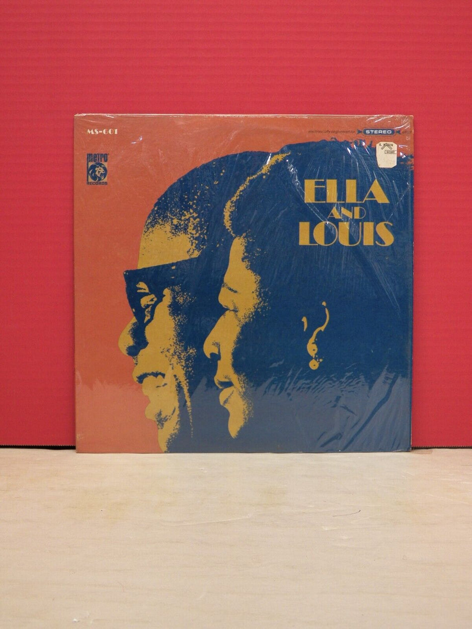 12" LP EX Ella Fitzgerald & Louis Armstrong Ella And Louis 1967 Metro Reissue