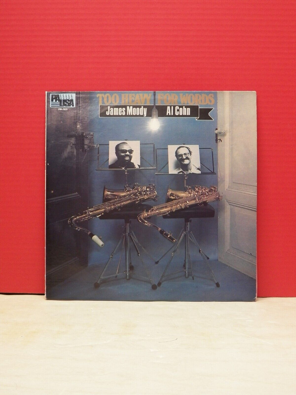 12" LP VG++/EX James Moody/Al Cohn Too Heavy For Words 1974 Pausa PR-7029