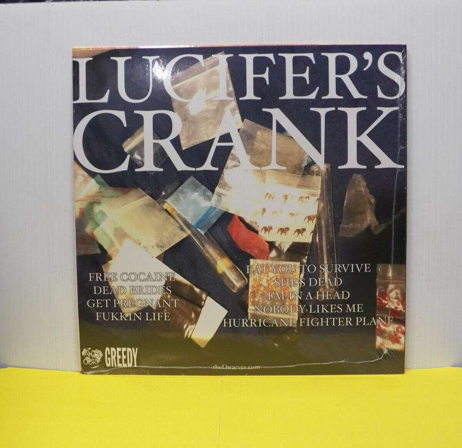 Sealed 12" EP Dwarves Lucifer's Crank 2018 RSD Reissue Remastered Colored Etched