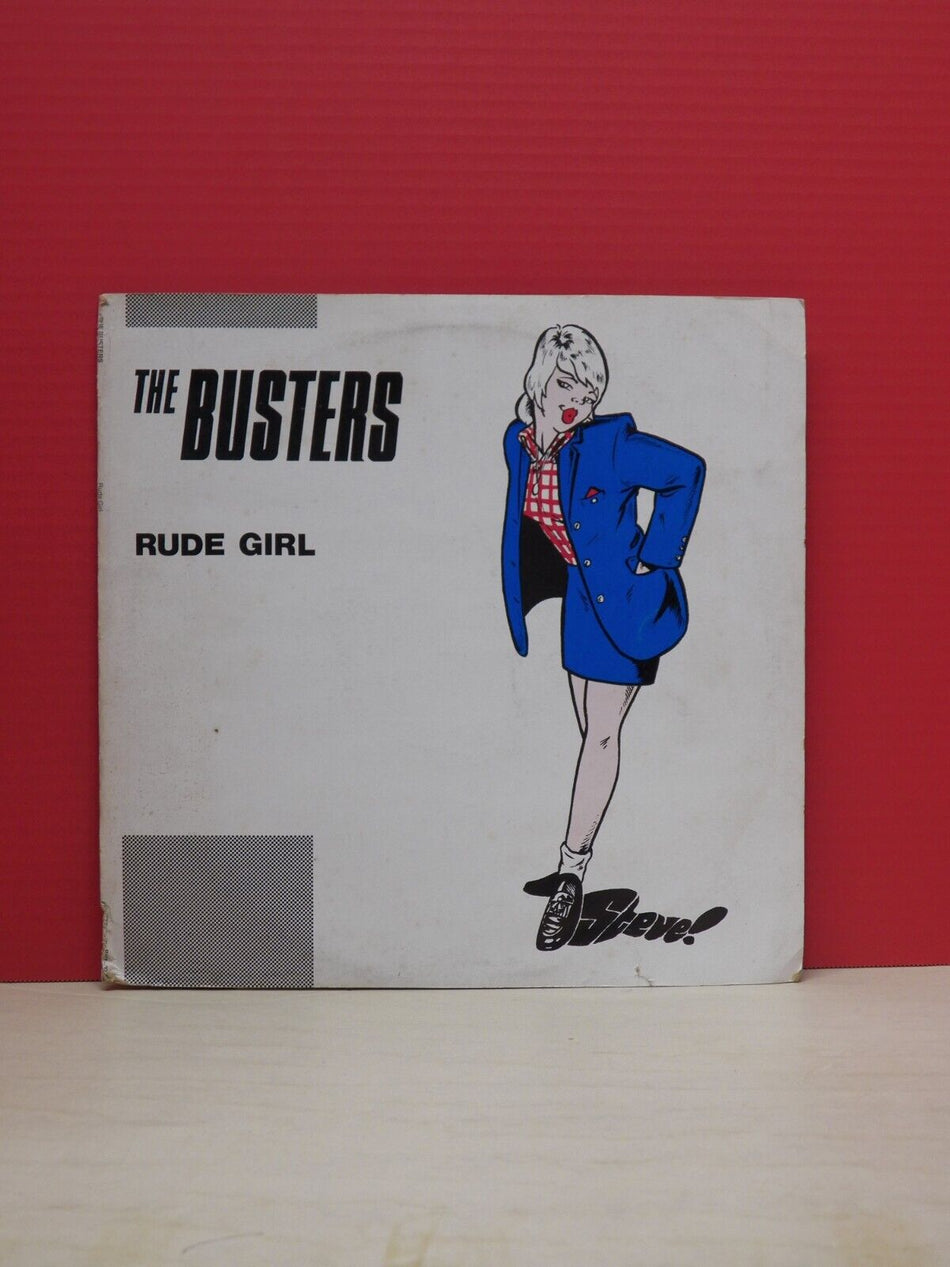 12" Single EX The Busters Rude Girl 1989 Unicorn Records White Labels UK Import