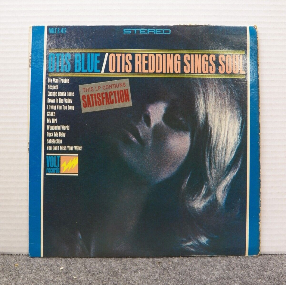 12" LP VG+ Otis Redding Otis Blue / Otis Redding Sings Soul 1965 Volt Stereo