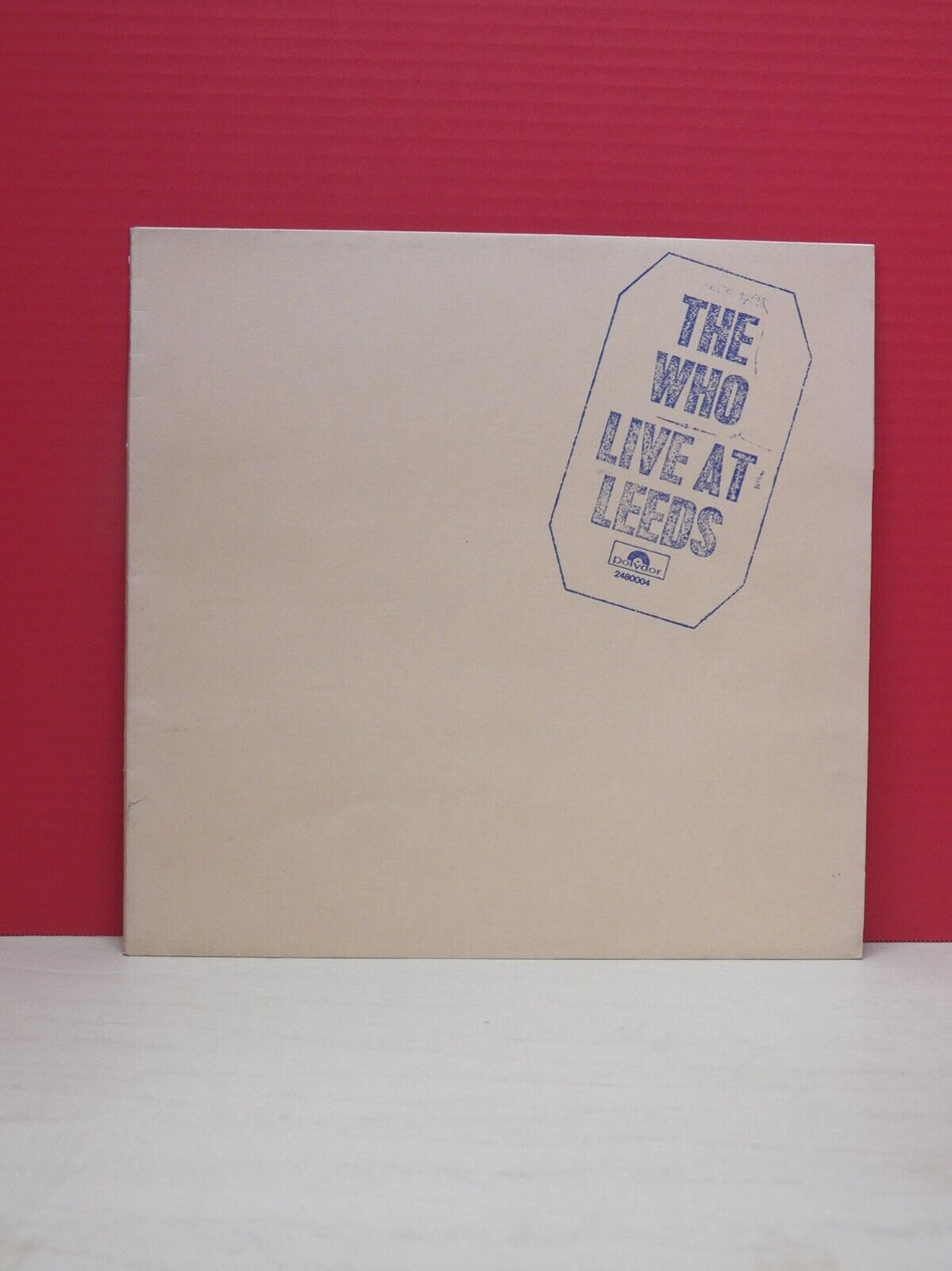 12" LP NM- The Who Live At Leeds Polydor Germany Import Reissue 2480004