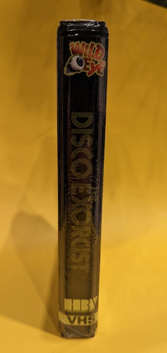 Rare Sealed New VHS The Disco Exorcist Wild Eye Horror Boobs Video Clamshell