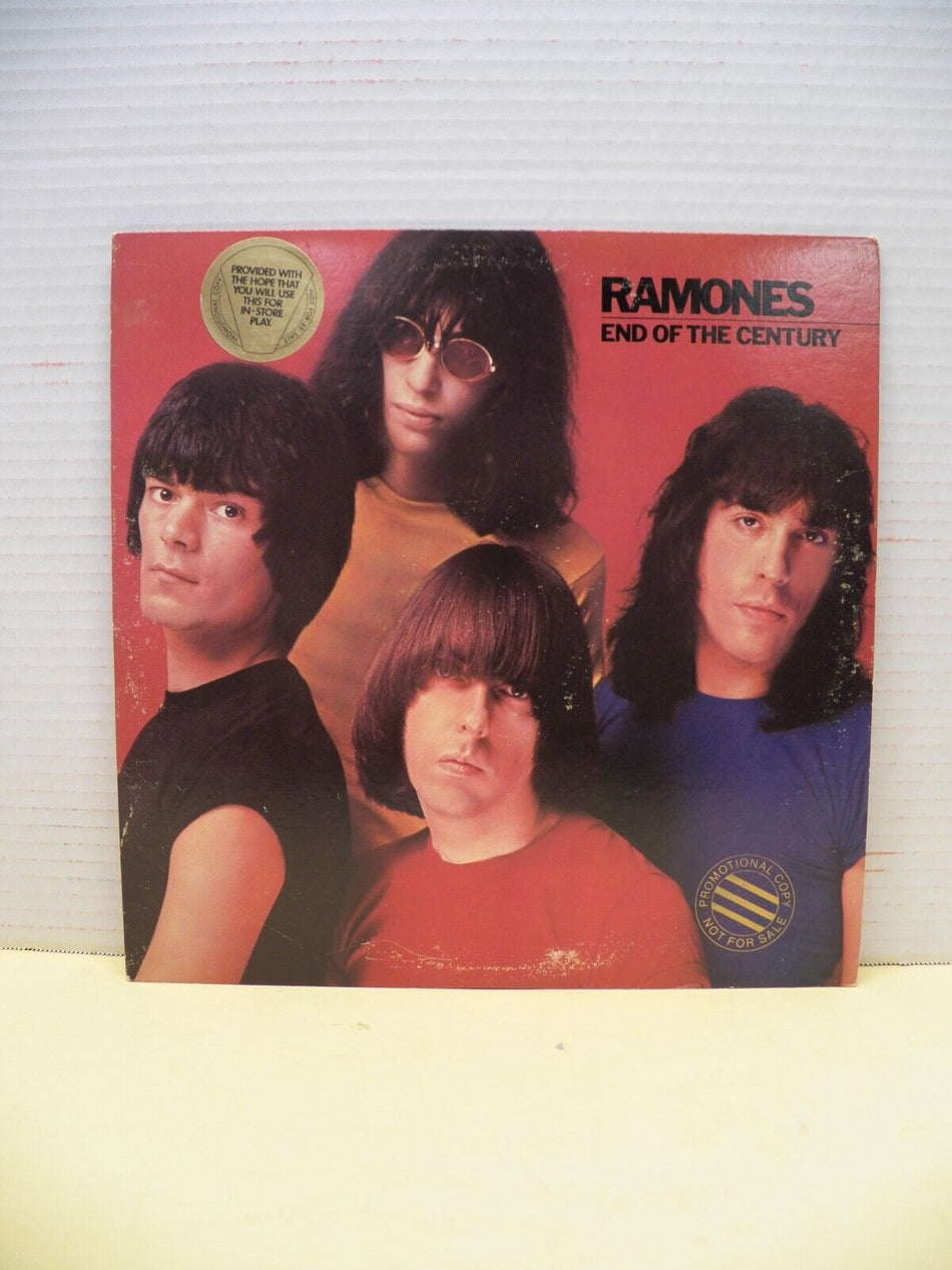 12" LP EX Ramones End Of The Century 1980 Sire Promo SRK 6077