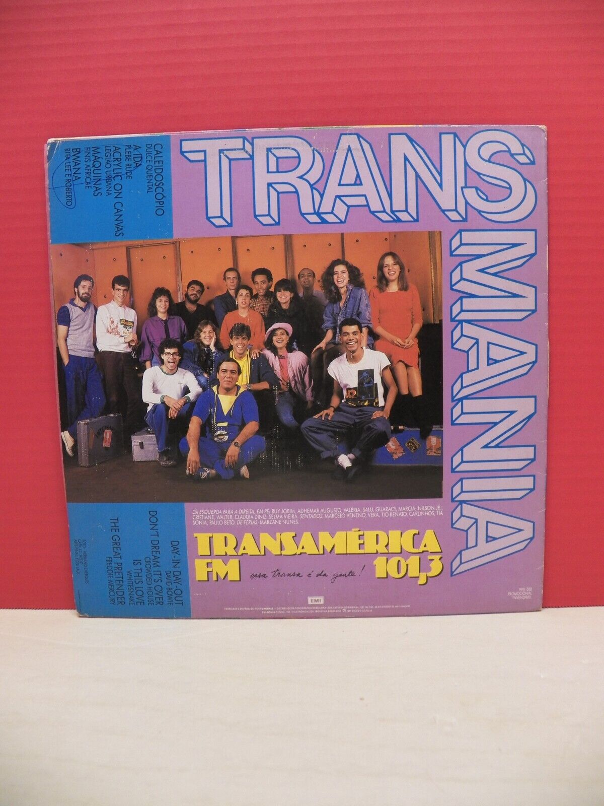 12" LP VG++/EX Various Artists Trans Mania Vol. 2 1987 EMI Promo Brazil Import