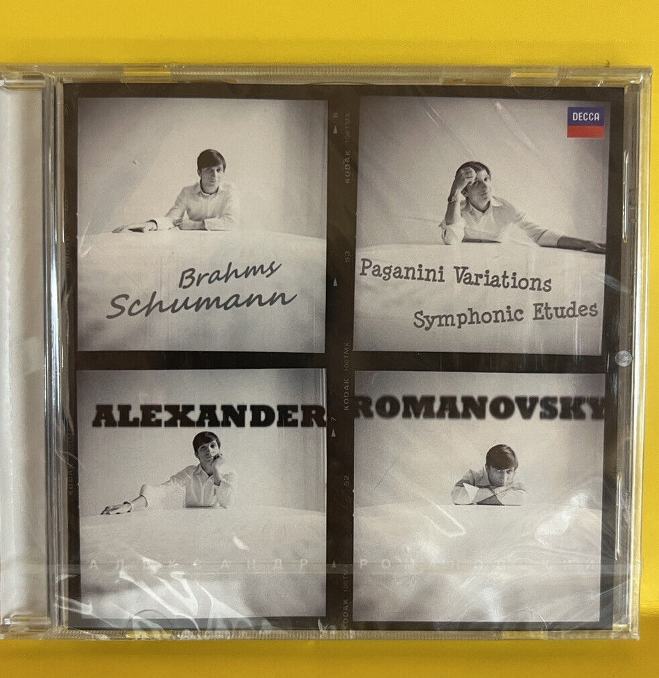 Rare Sealed CD Alexander Romanovsky Schumann Symphonic Etudes Brahms Paganini