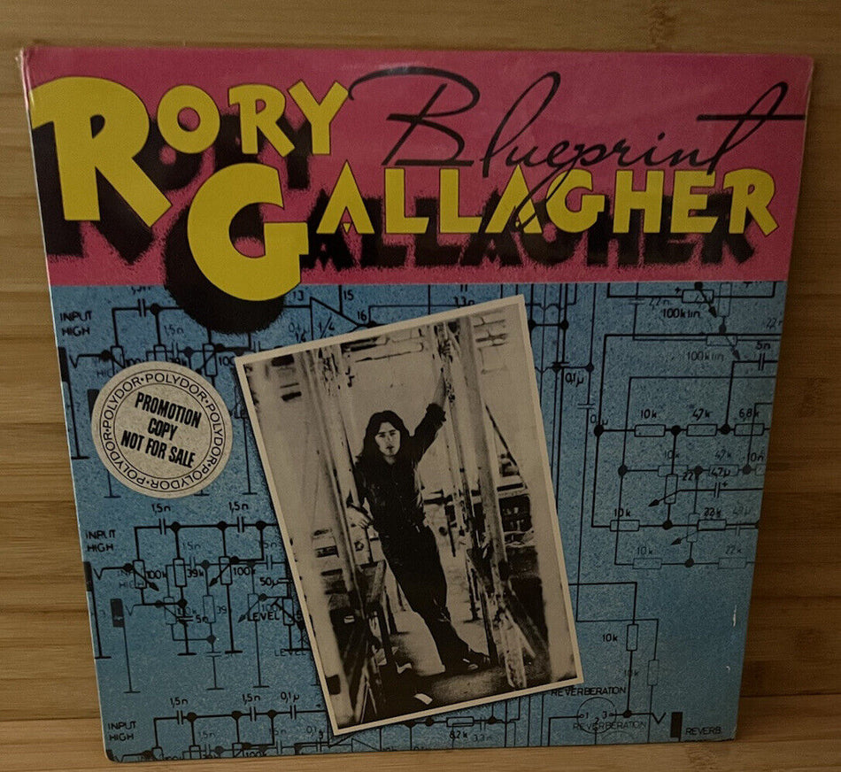 Sealed LP Rory Gallagher Original 1973 Blueprint PROMO PD 5522