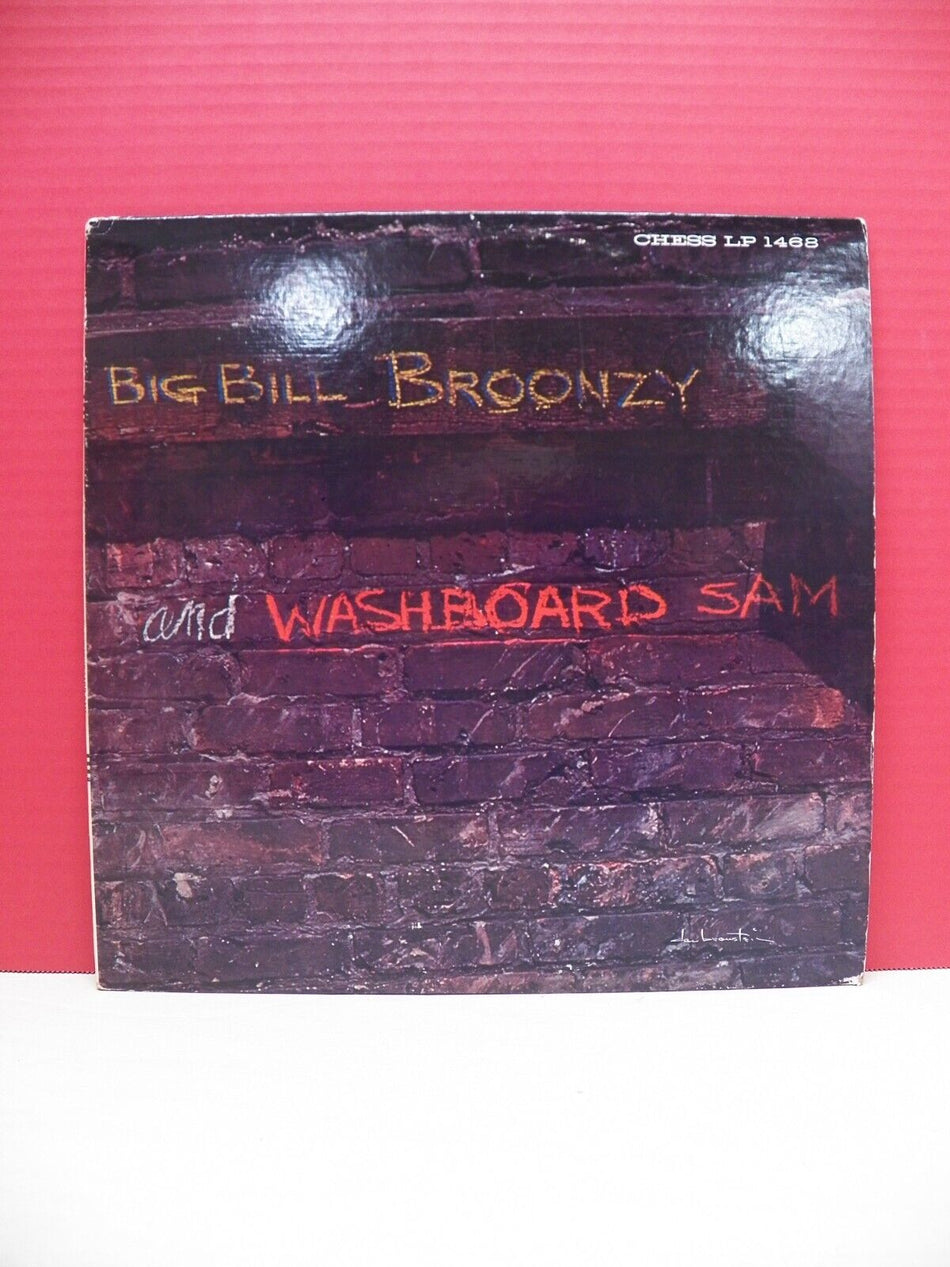 12" LP VG+ Big Bill Broonzy And Washboard Sam 1962 Chess Promo Mono LP 1468