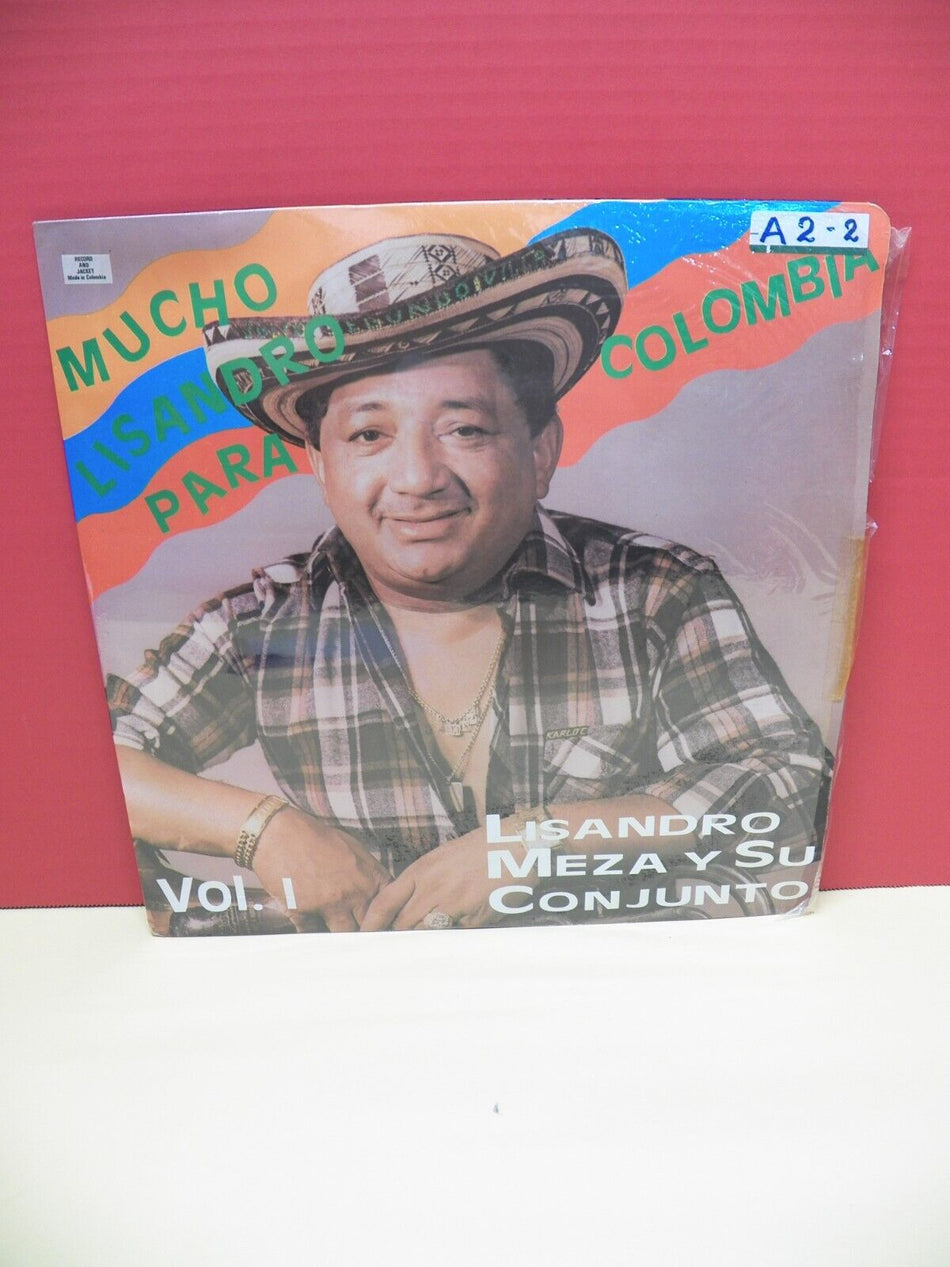 12" LP EX Lisandro Meza Y Su Conjunto Mucho Lisandro Para Colombia Vol. 1 Import