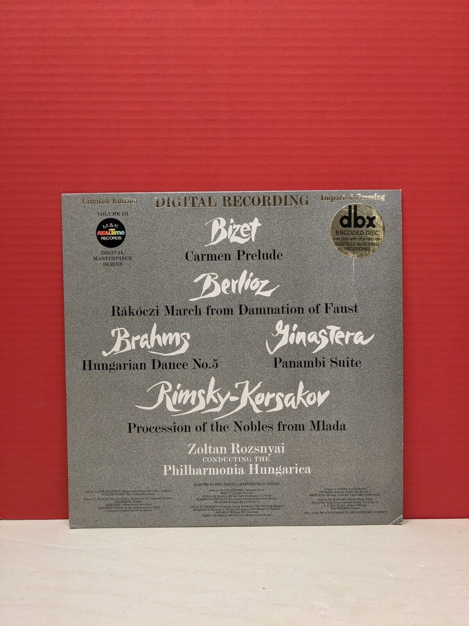 12" LP M- Rozsnyai Bizet/Berlioz/Brahms/Ginastera/Rimsky-Korsakov Ltd Ed DBX