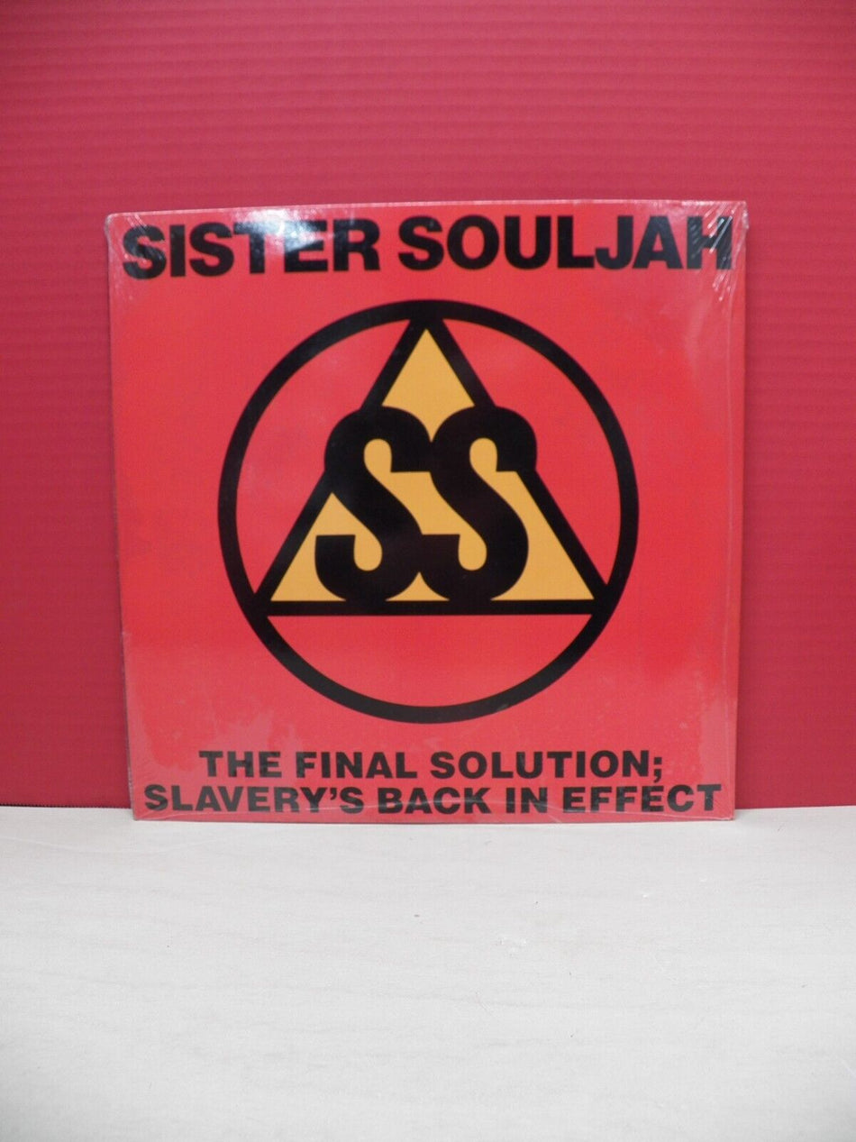 Sealed 12" Single Sister Souljah The Final Solution... 1991 Epic 49-74071