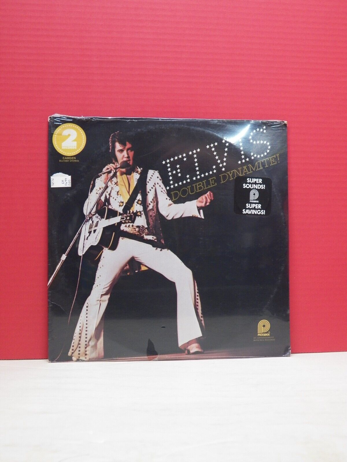 Sealed 12" 2xLP Elvis Presley Double Dynamite! 1975 Pickwick DL2-5001