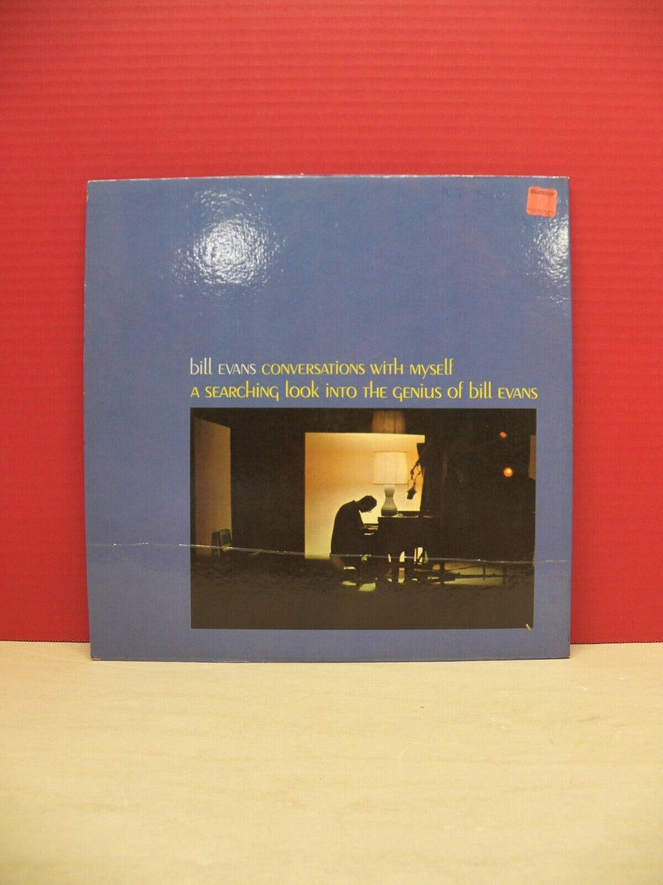 12" LP VG++/EX Bill Evans Conversations With Myself Verve Reissue Stereo