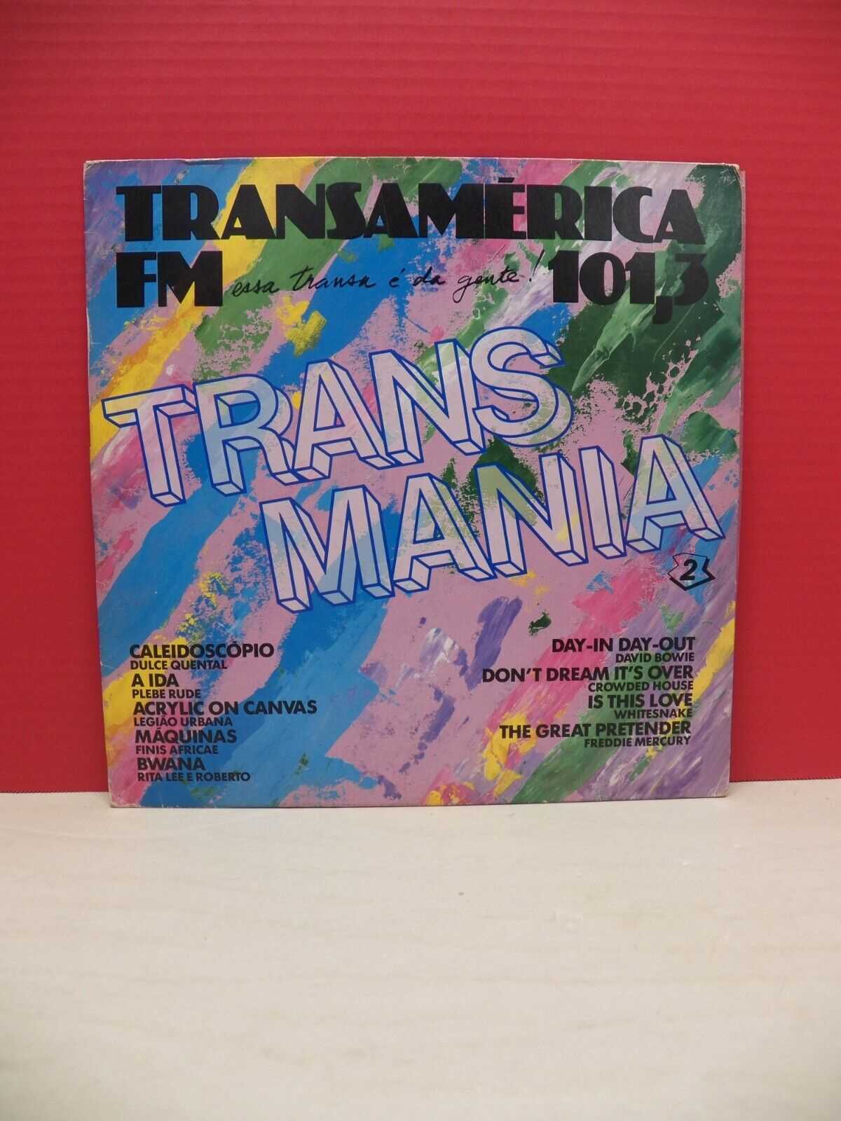 12" LP VG++/EX Various Artists Trans Mania Vol. 2 1987 EMI Promo Brazil Import