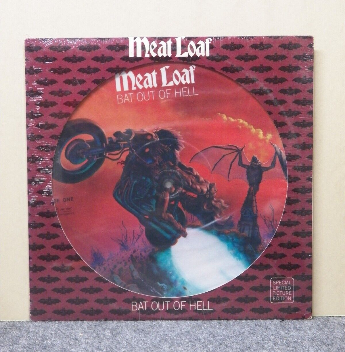 Sealed 12" Picture Disc Meat Loaf Bat Out Of Hell 1977 Epic/Cleveland Ltd Ed