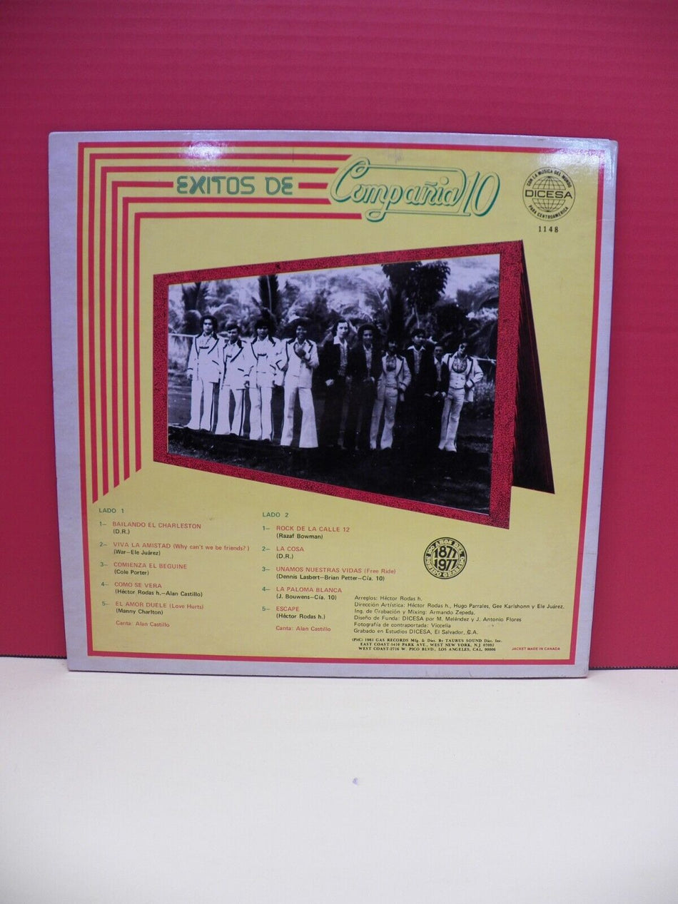 12" LP VG++/EX Campania 10 Exitos De Compania 10 1983 Dicesa DICS 1148