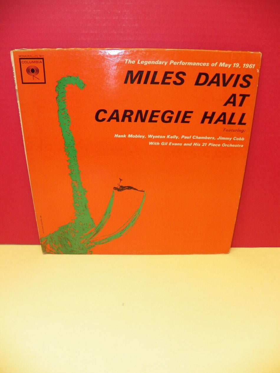 12" LP VG++/EX Miles Davis At Carnegie Hall 1962 Columbia Mono Reissue CL 1812