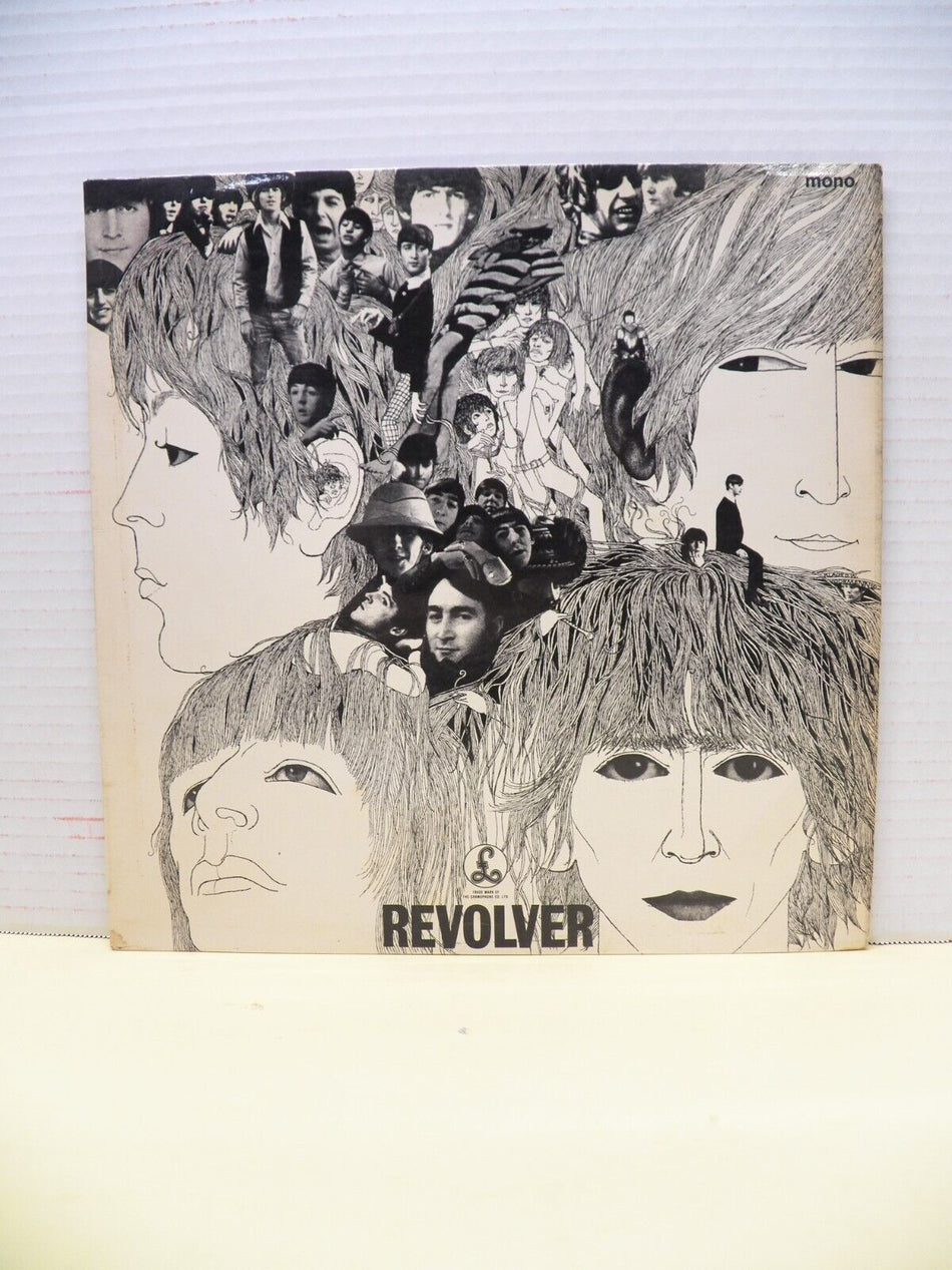 12" LP VG+ The Beatles Revolver 1966 Parlophone Promo UK Import Mono G+L Cover