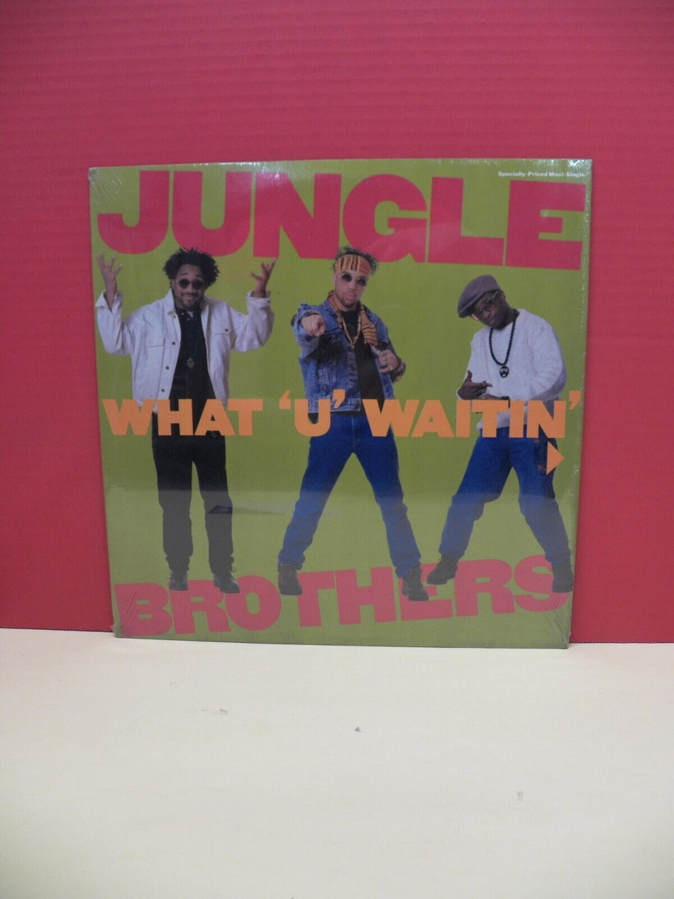 Sealed 12" Single Jungle Brothers What "U" Waitin' "4" 1989 Warner Bros.