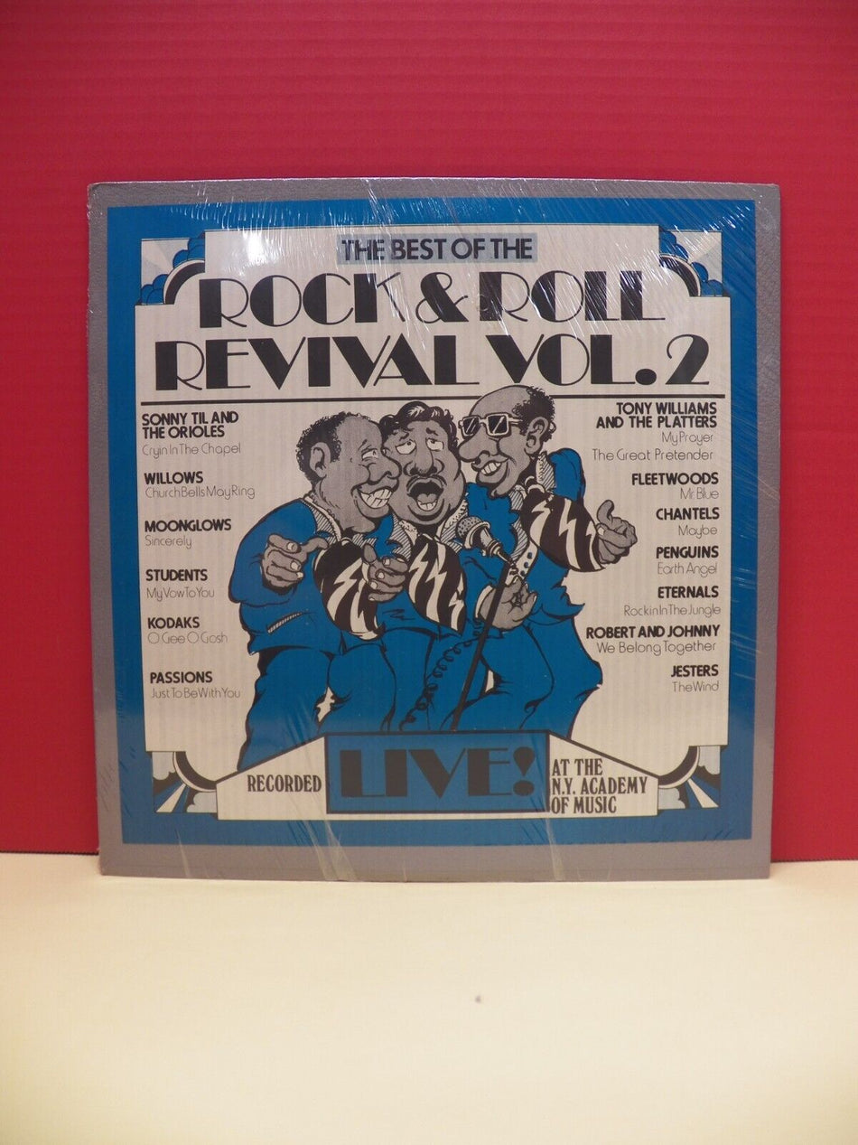 Sealed 12" LP Various Artists Live: The Best Of The Rock & Roll Revival Vol. 2