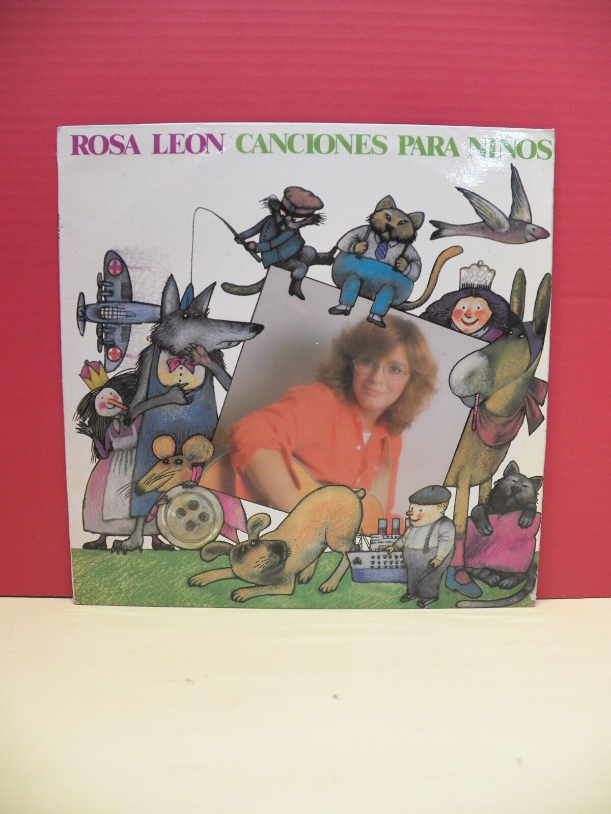 12" LP VG+ Rosa León Canciones Para Ninos 1983 Fonomusic Spain Import Stereo