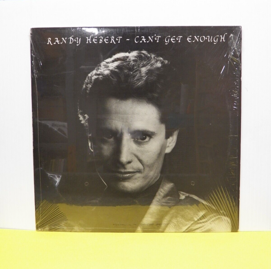 12" LP VG++ Randy Hebert Can't Get Enough 1986 R.H.M. Records 003