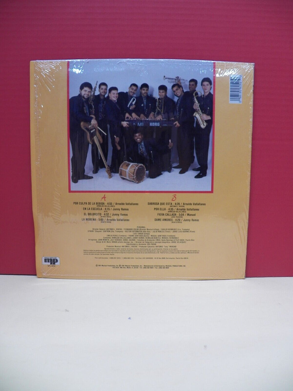 12" LP VG+ Los Sabrosos Del Merengue Siete Veces Mas Sabrosos 1991 MPL-6059