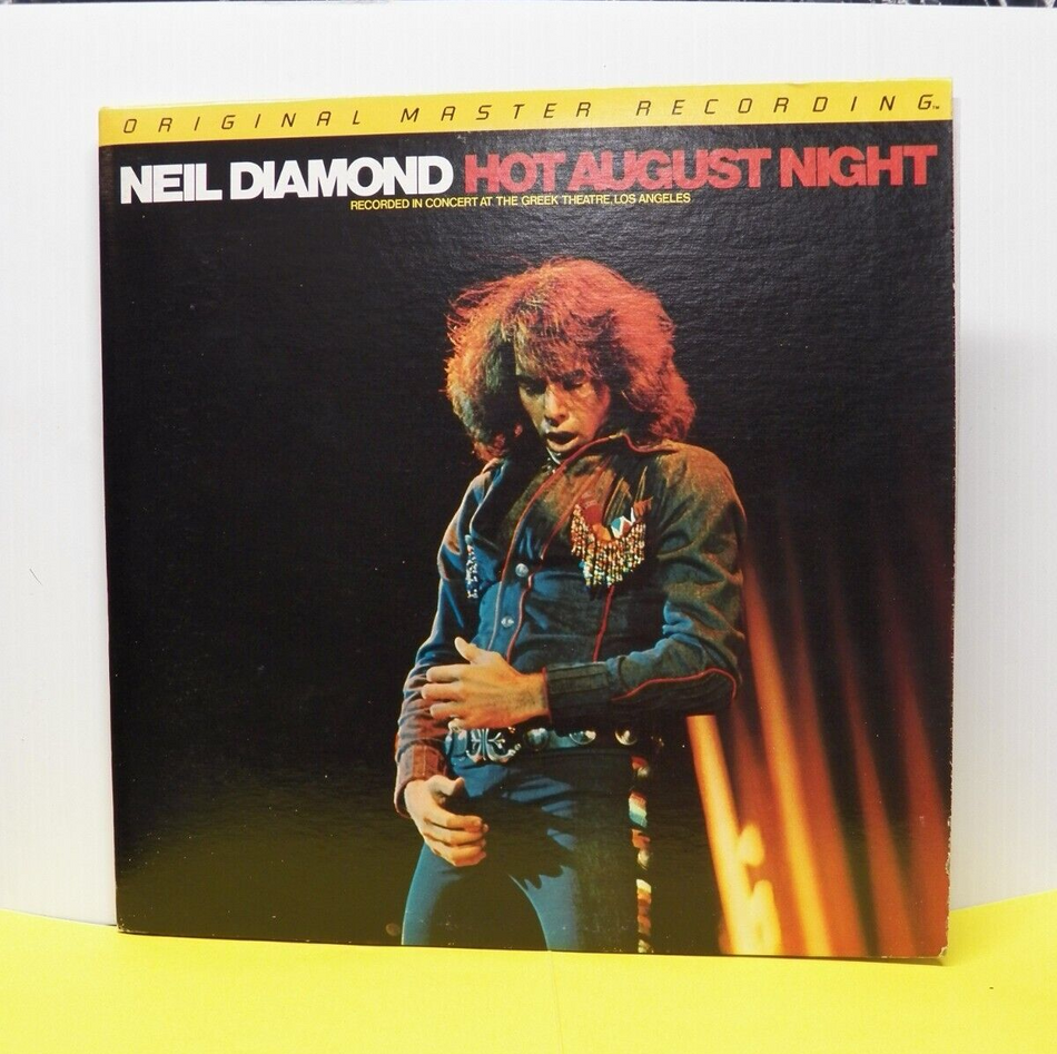 2xLP NM Neil Diamond Hot August Night 1980 Mobile Fidelity Sound Lab Remastered