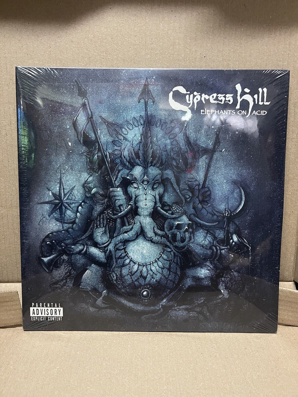 Sealed Vinyl Record LP Cypress Hill Elephants on Acid 2018 2LP + CD Poland Impor