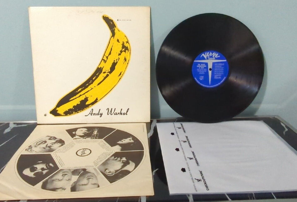 Ex Rare Vinyl Record LP The Velvet Underground & Nico Mono Sticker  V-5008