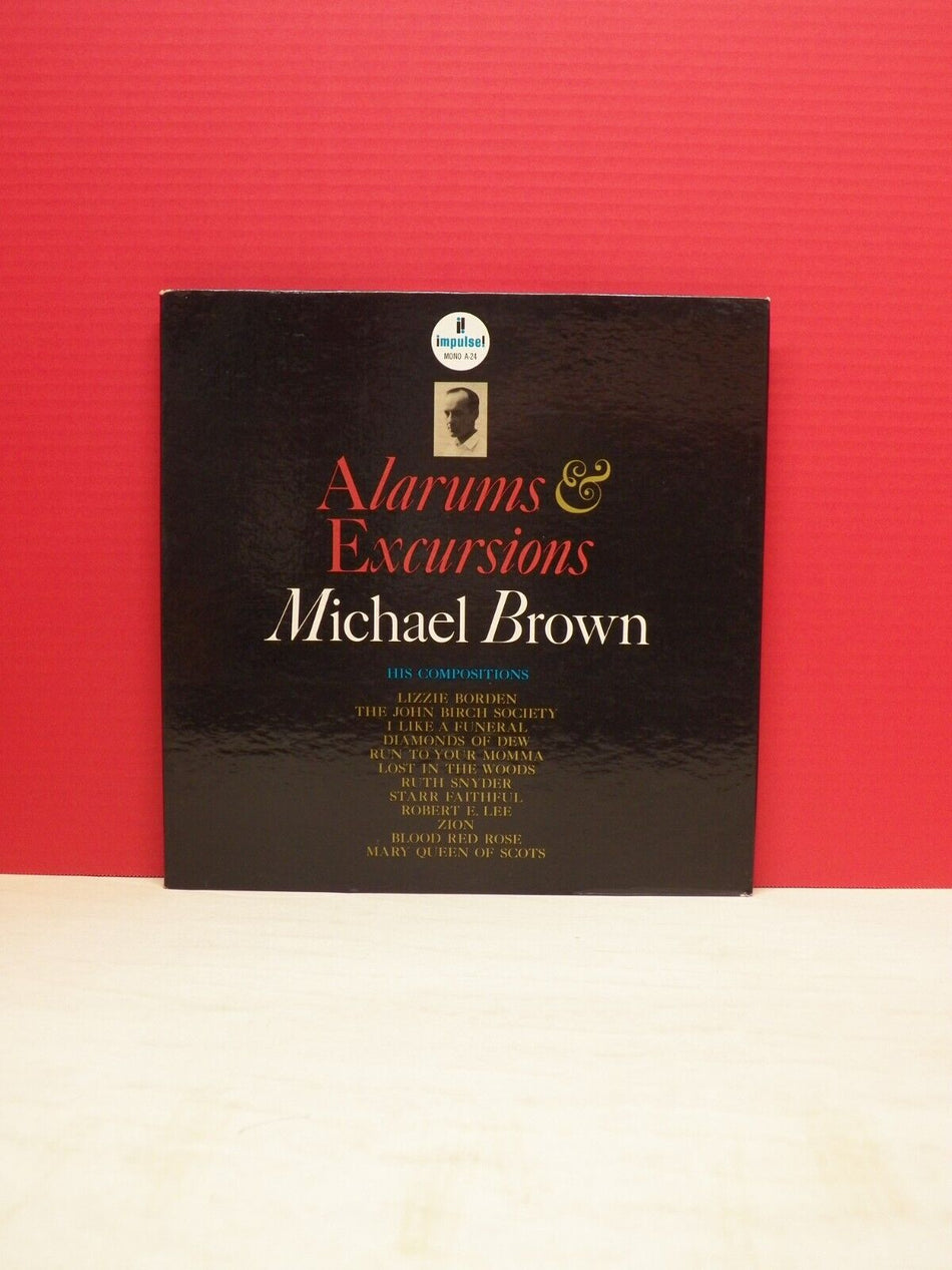 12" LP VG++/EX Michael Brown Alarums & Excursions 1963 Impulse! Mono Promo A-24