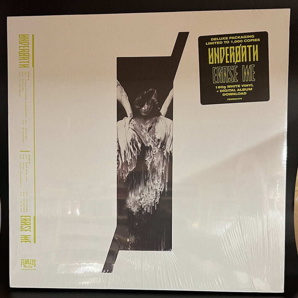 Rare Sealed Vinyl Record Underoath Erase Me LTD. to 1000 180g White Vinyl Delux