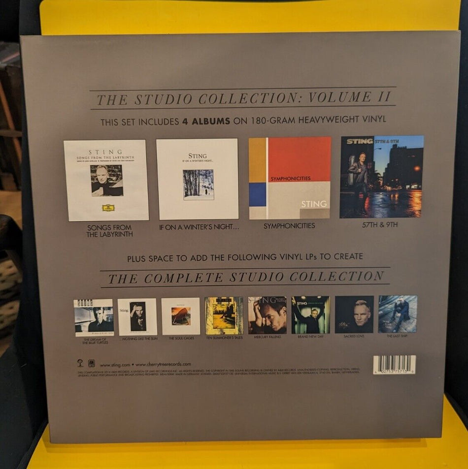 Brand New Vever Played The Studio Collection: Volume II by Sting 5 Lp box set NM