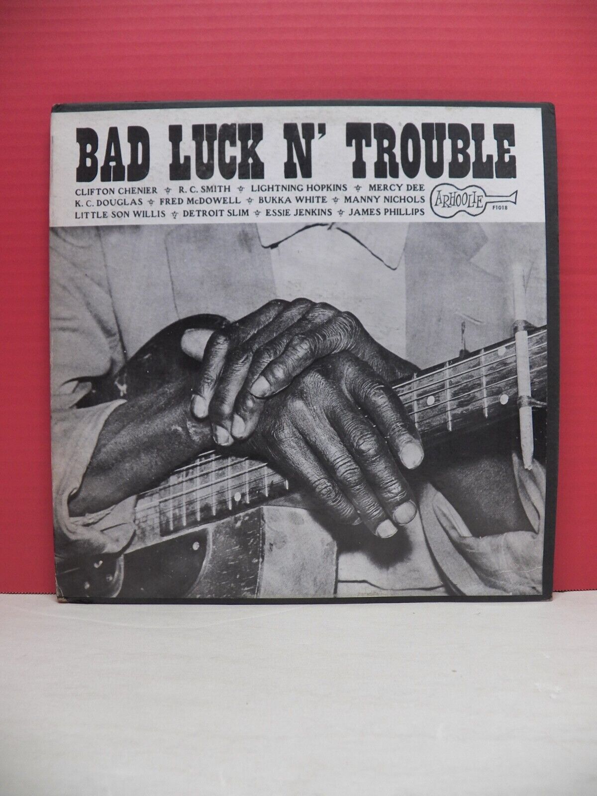 12" LP VG++/EX Various Artists Bad Luck N' Trouble 1965 Arhoolie F1018