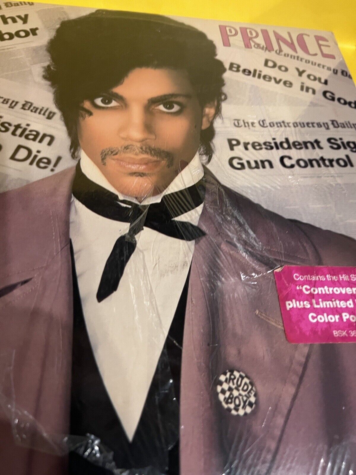 Prince Lp Rare Sealed Vinyl Record LP Prince Controversy 1981 BSK 3601 – Vinyl ...