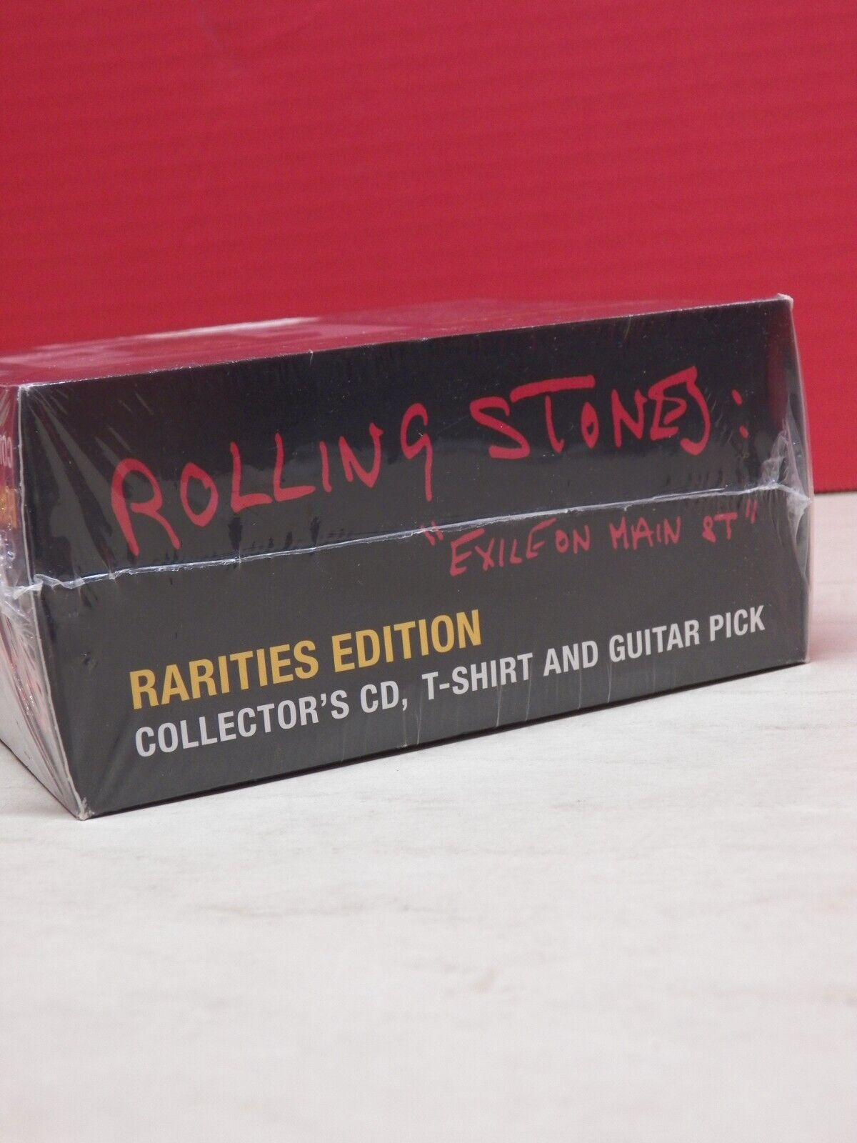 Sealed CD/T-Shirt Box Set Rolling Stones Exile On Main St (Rarities Ed) 2010 UME