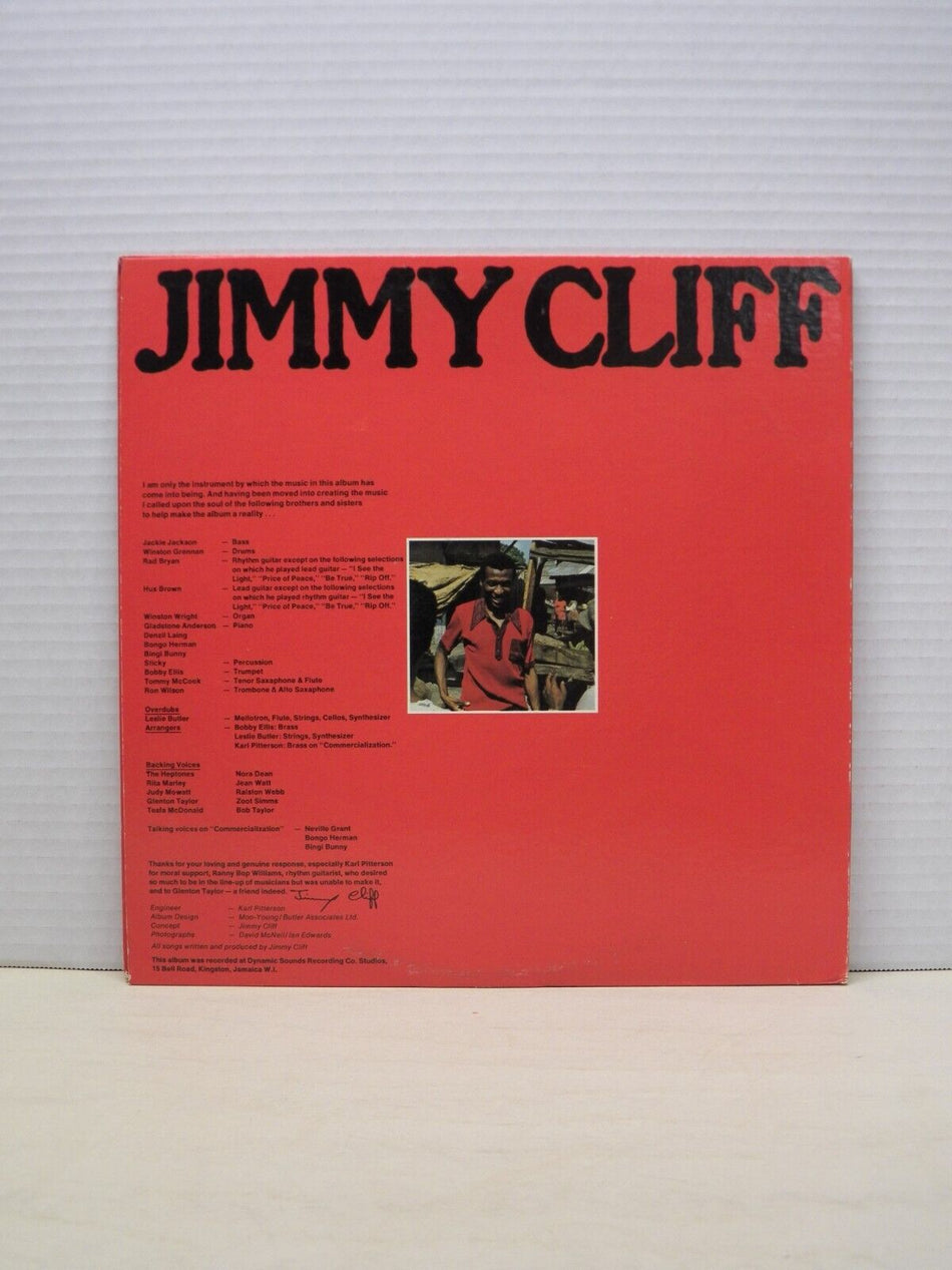 12" LP VG++/EX Jimmy Cliff Unlimited 1973 Reprise Records MS 2147