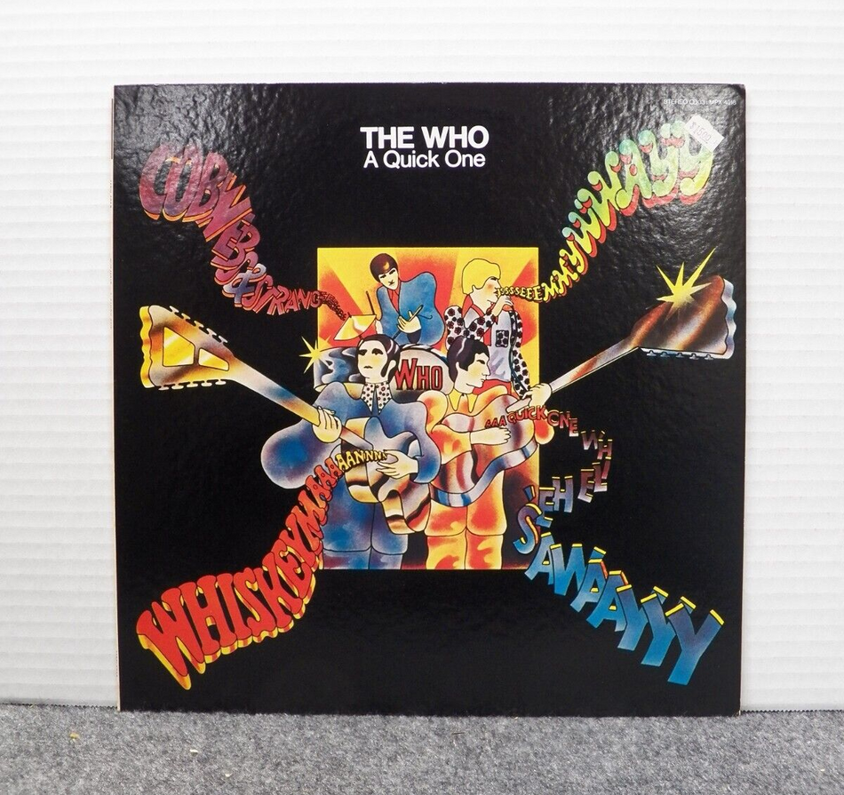 12" LP NM The Who A Quick One 1980 Polydor Reissue Japanese Import MPX 4018