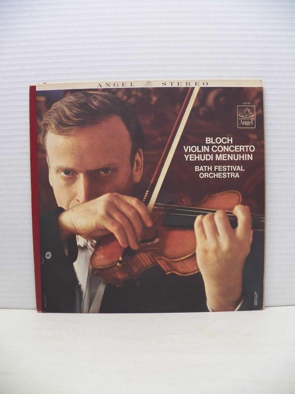 12" LP M- Yehudi Menuhin Bloch: Violin Concerto 1964 Angel S 36192