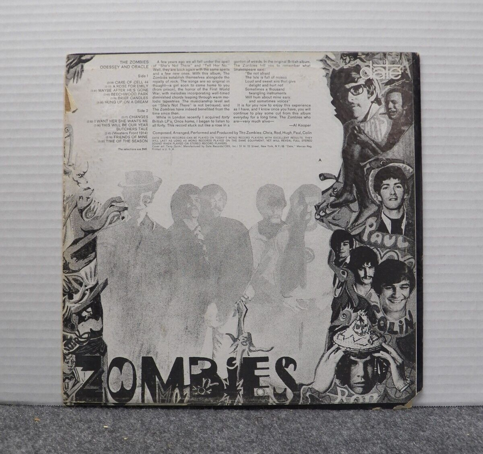 12" LP EX The Zombies Odessey & Oracle 1969 Date Repress TES 4013