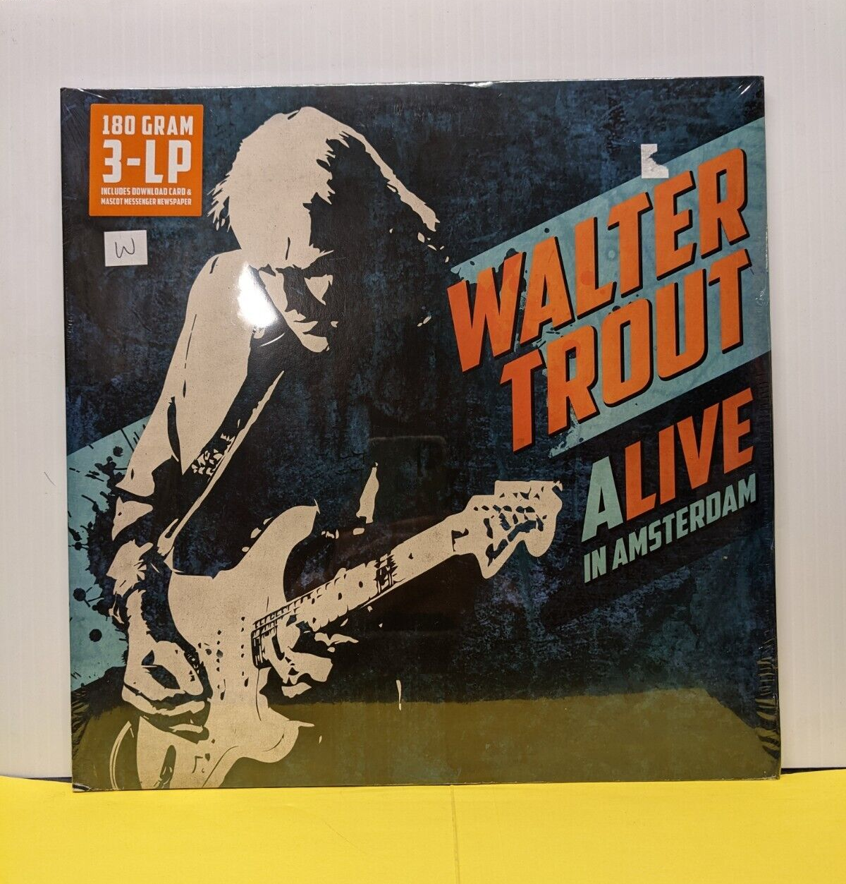 Sealed 12" 3xLP Walter Trout Alive In Amsterdam 2016 Provogue 180G Import