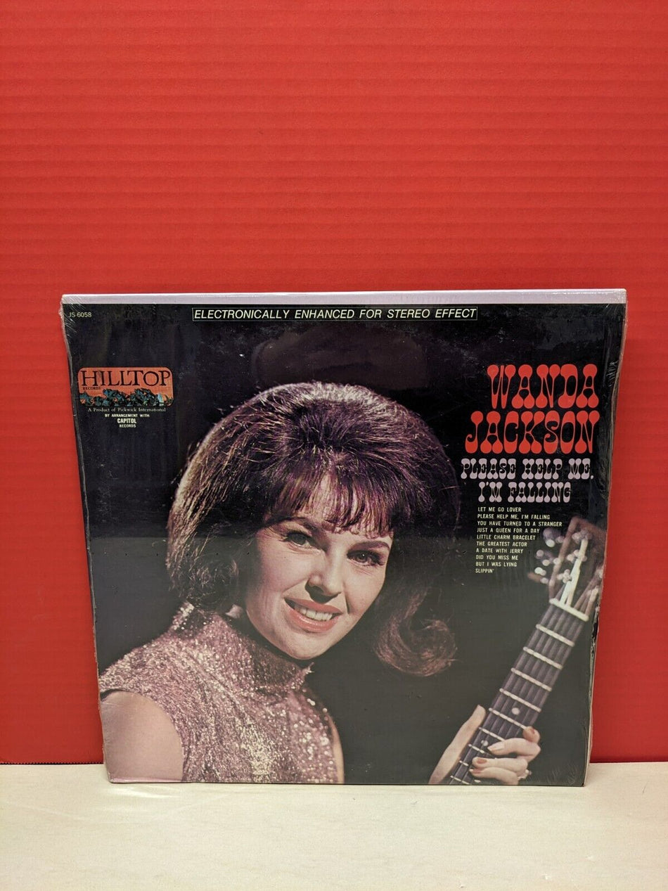 Sealed 12" LP Wanda Jackson Please Help Me, I'm Falling 1968 Hilltop Records