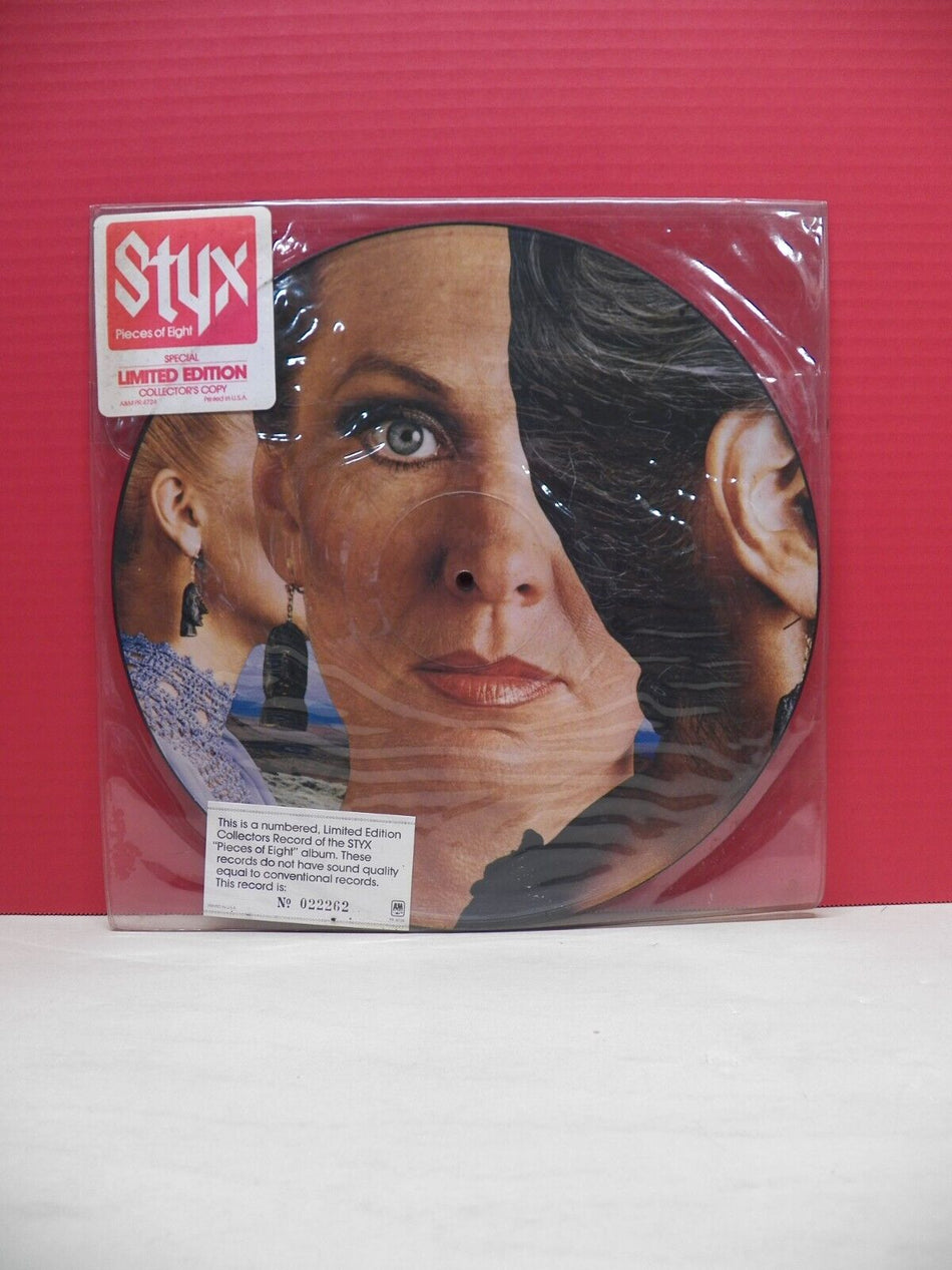 Sealed 12" Picture Disc Styx Pieces Of Eight 1978 A&M Limited Edition Numbered